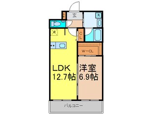 エルミタ－ジュ新栄の物件間取画像